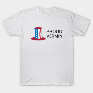 Proud vermin vote blue T-Shirt